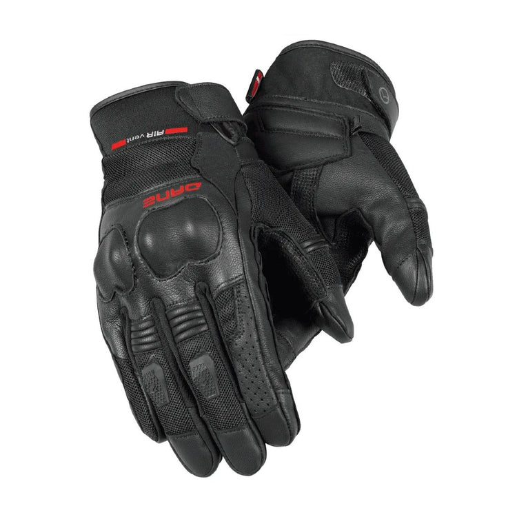 motorcycle gloves dane samso mens black goretex adventure adv tourer 