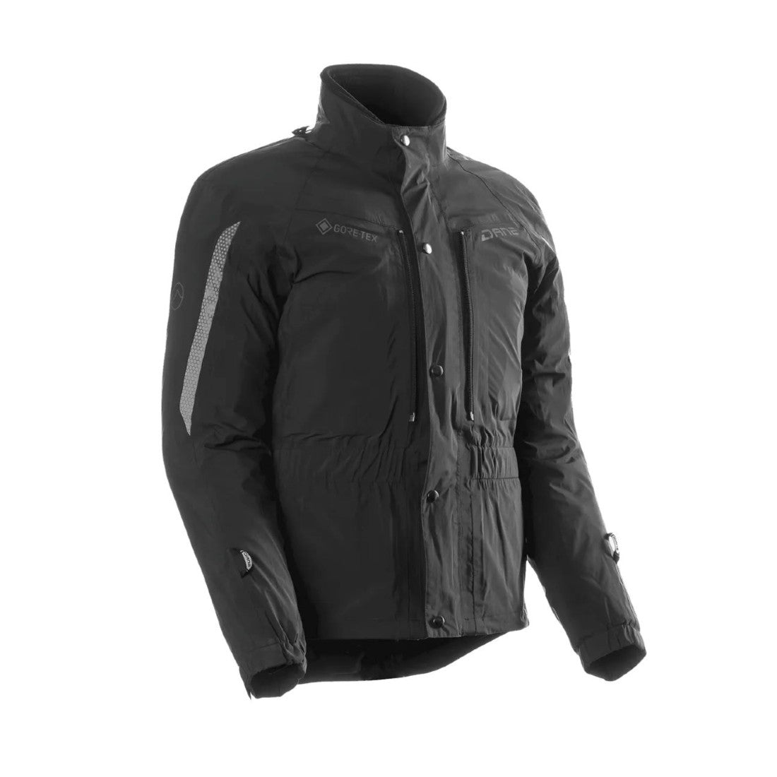 motorcycle jacket dane drakar goretex windproof waterproof sastec protection reflective 3d mesh rain scotchlite silver gray blue red riding alpine touring adventure adv liner front