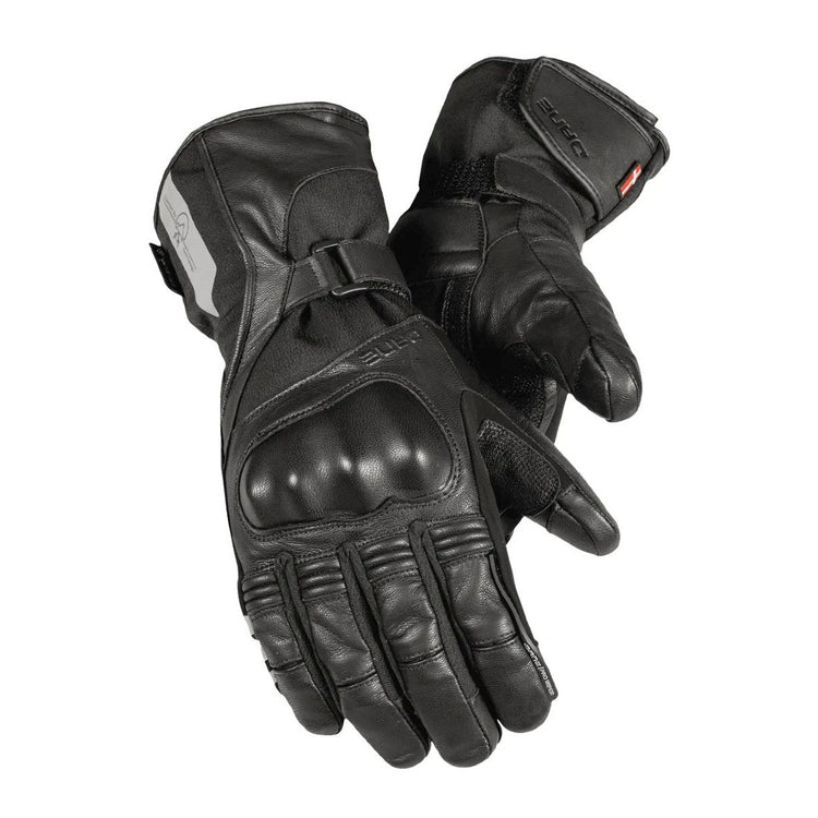 motorcycle gloves dane nuuk womens mens leather weather storm adventure black adv tourer 